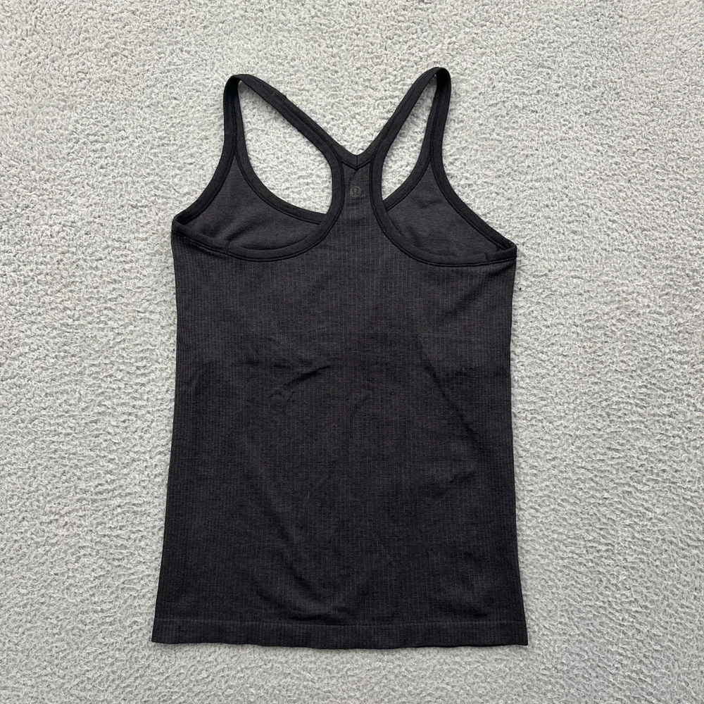 Lululemon Ebb To Street Tank Top Black Athletic Athleisure Women's 8